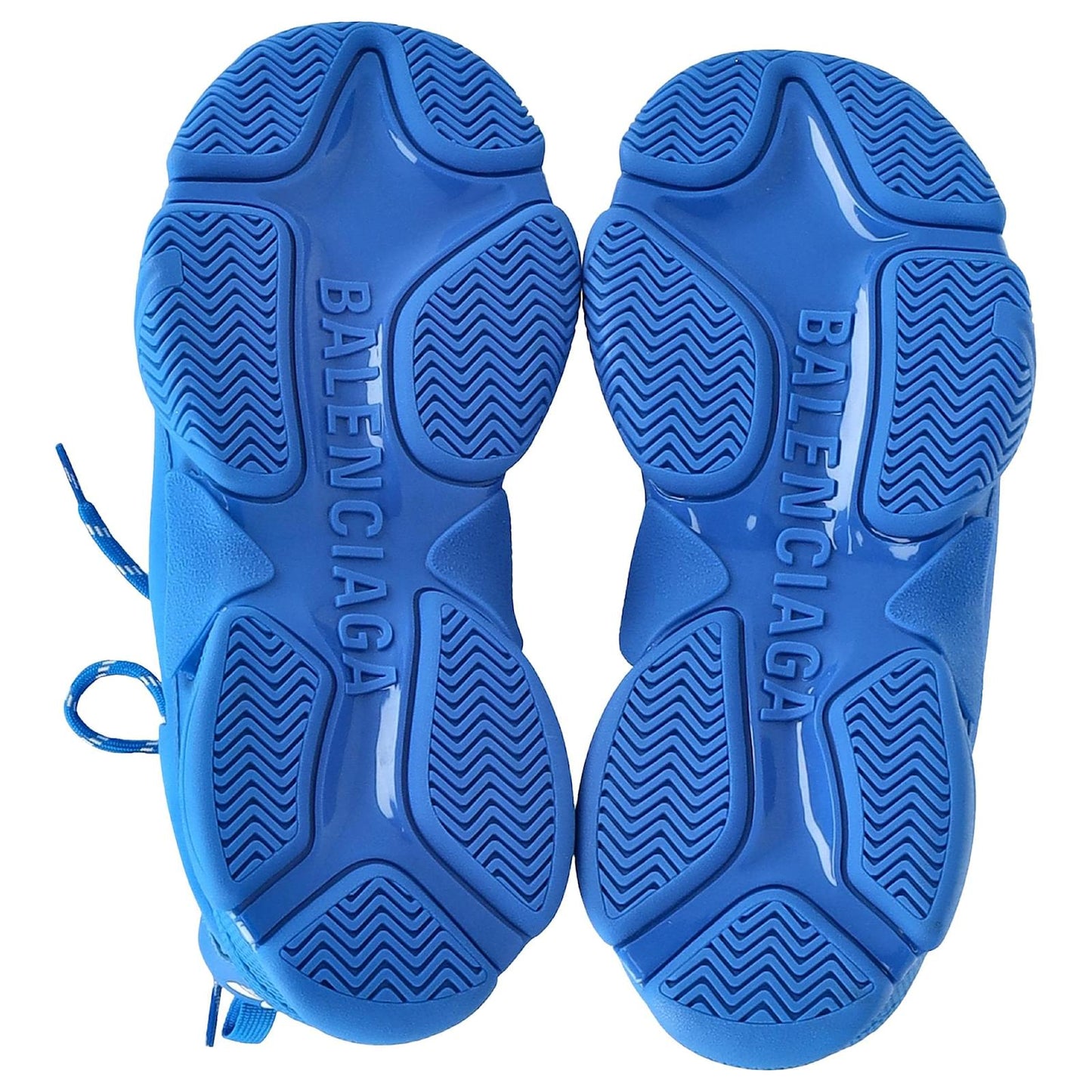 Balenciaga x Adidas Triple S Sneakers in Blue Polyester (Mirror Original)