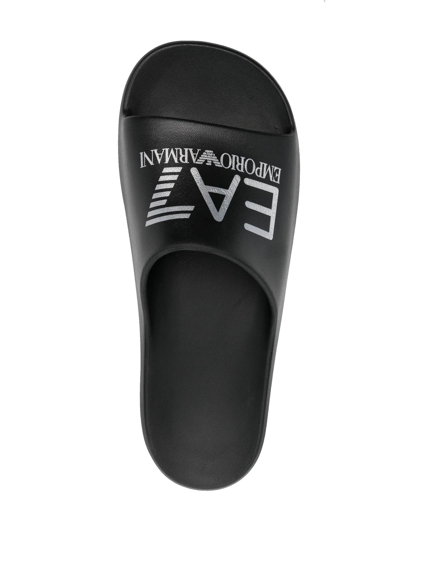 EA7 Emporio Armani Crusher Distance slides with big-sized logo - أسود