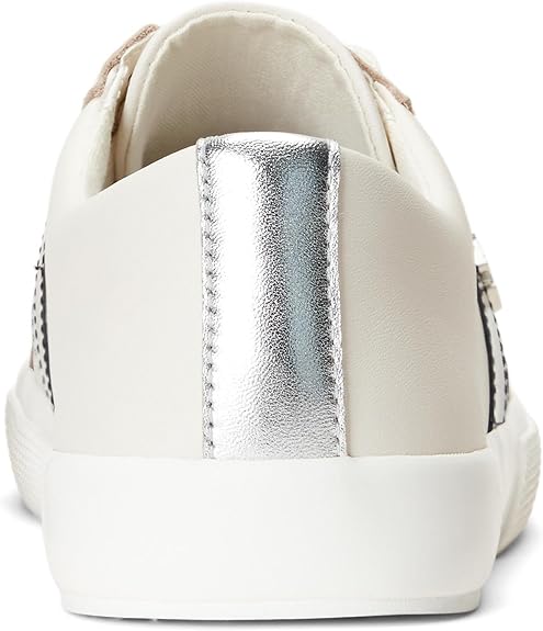 Ralph Lauren Janson II Nappa Leather Trainer Women - Beige