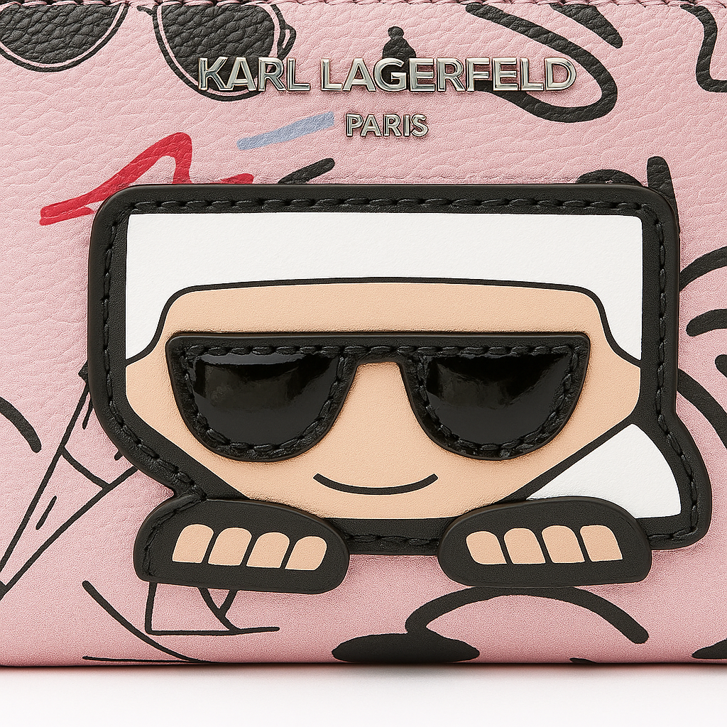Karl Lagerfeld K/Signature Flap Wallet