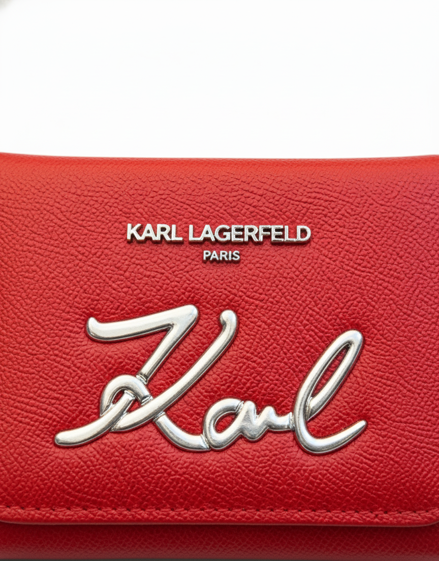 Karl Lagerfeld K/Signature Flap Wallet