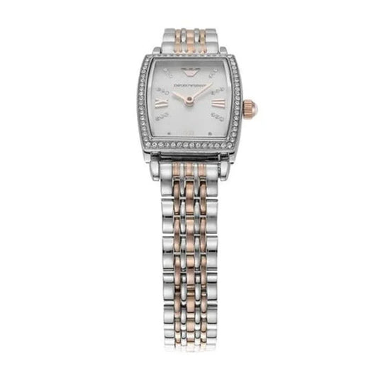 Emporio Armani Women's Gianni T-Bar Two-Tone Watch - AR11630