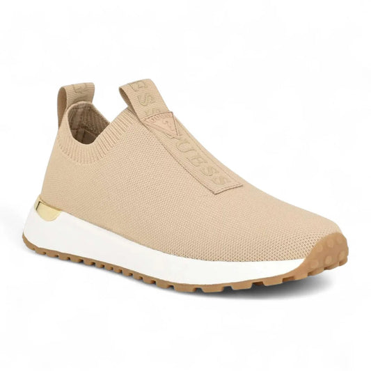GUESS Flavia Knit Slip-On Sneakers Women - Beige