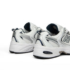 New Balance 530 – White Silver Navy (Mirror Original)