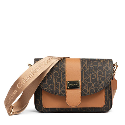 Calvin Klein Mono Crossbody Bag – Webbing Logo Strap