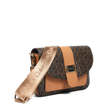 Calvin Klein Mono Crossbody Bag – Webbing Logo Strap