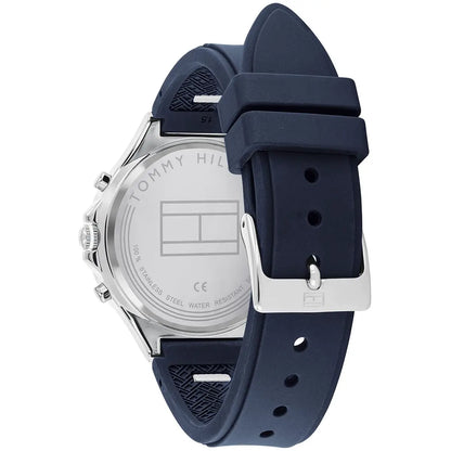 Tommy Hilfiger Silver & Blue Multifunction Watch - 1782281