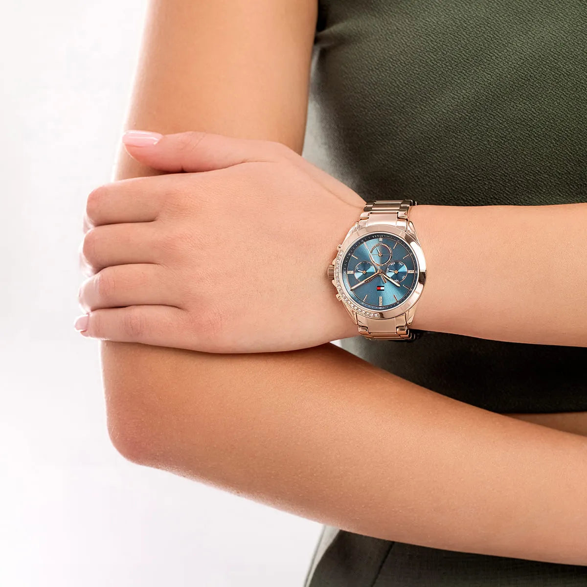 Tommy Hilfiger Women’s Rose Gold-Tone Multifunction Watch - 1782386