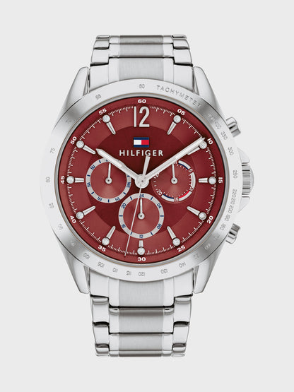 Tommy Hilfiger Multifunction Dial Stainless Steel Watch - 1782559