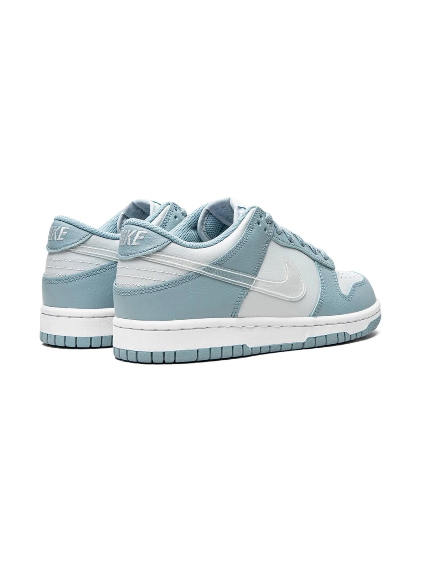 حذاء رياضي Nike Dunk Low "Clear Swoosh/Blue" (نسخة أصلية) 