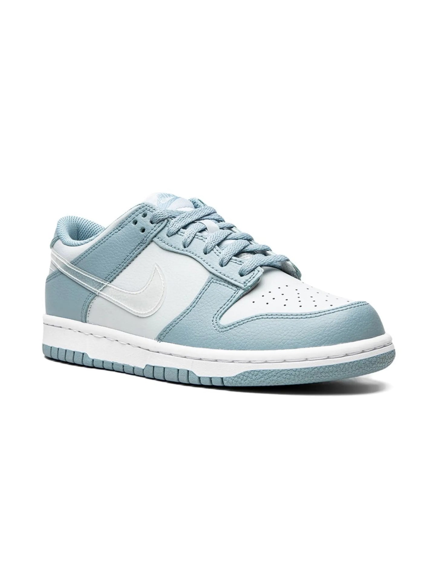 حذاء رياضي Nike Dunk Low "Clear Swoosh/Blue" (نسخة أصلية) 