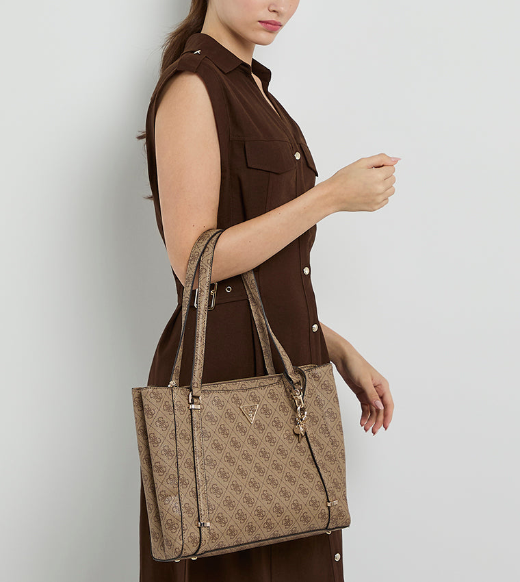 Guess EGuess Daryna Elite Tote Bag - Brown