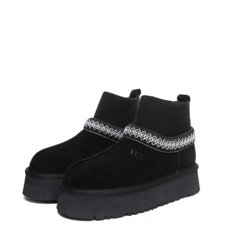 Ugg Tazz Knit Platform Black