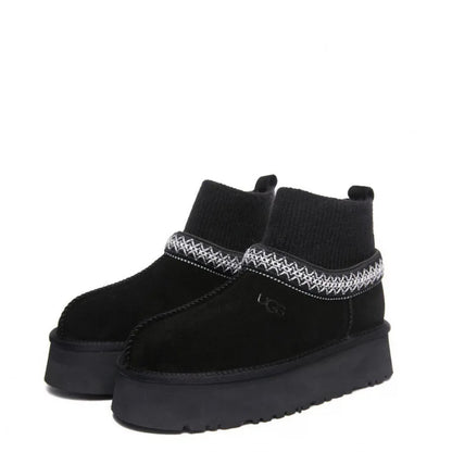 Ugg Tazz Knit Platform Black