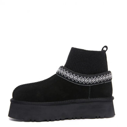 Ugg Tazz Knit Platform Black