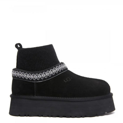 Ugg Tazz Knit Platform Black