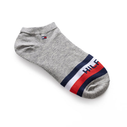 Tommy Hilfiger Flag Logo 3-Pack Socks - Gray
