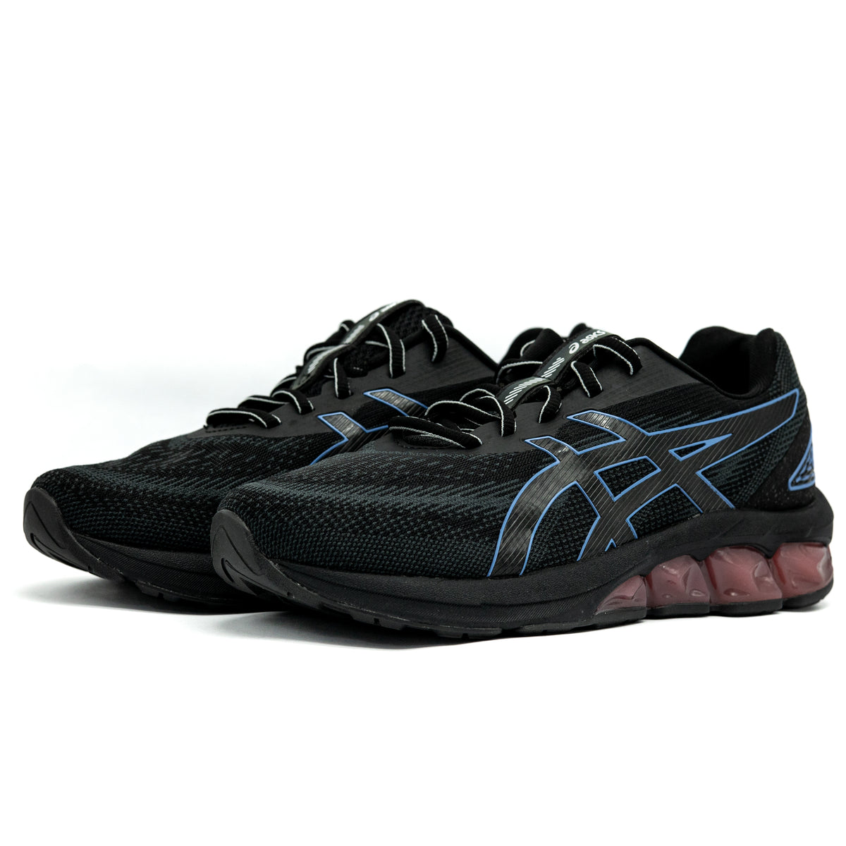 ASICS GEL-Quantum 360 VII – Black / Lake Blue / Burgundy (Mirror Original)