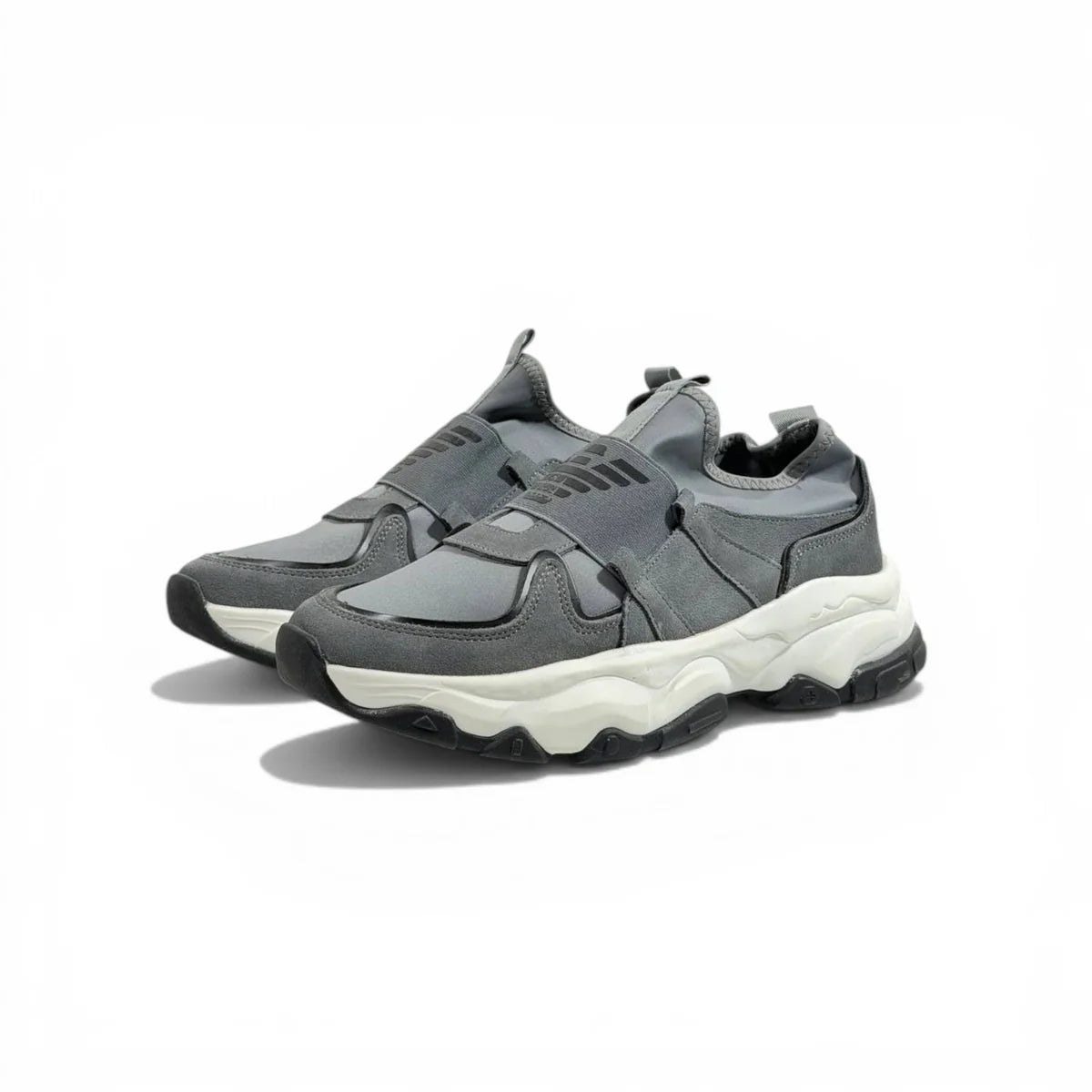 Emporio Armani Slip-On-Sneakers - Grey (Mirror Original)