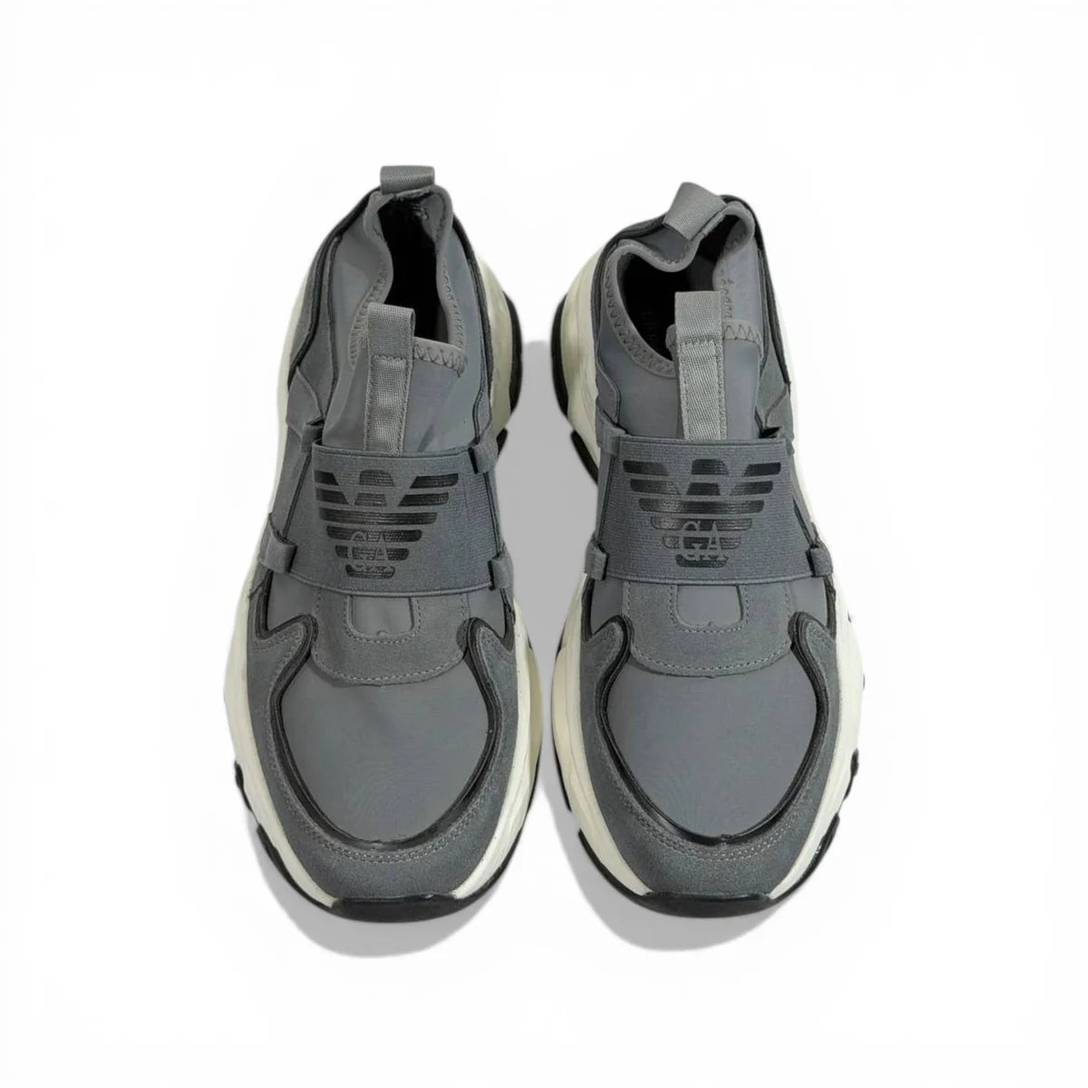 Emporio Armani Slip-On-Sneakers - Grey (Mirror Original)