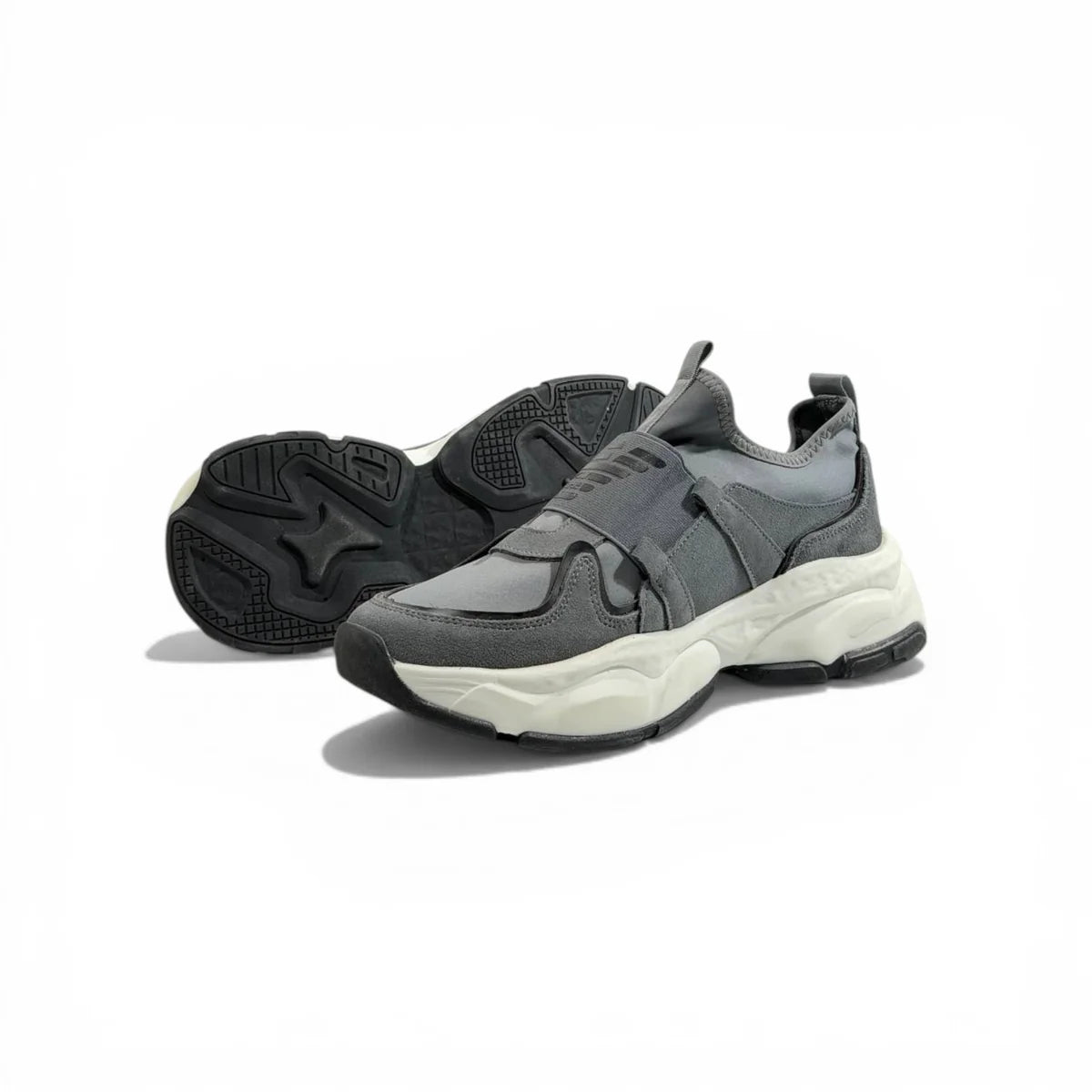 Emporio Armani Slip-On-Sneakers - Grey (Mirror Original)