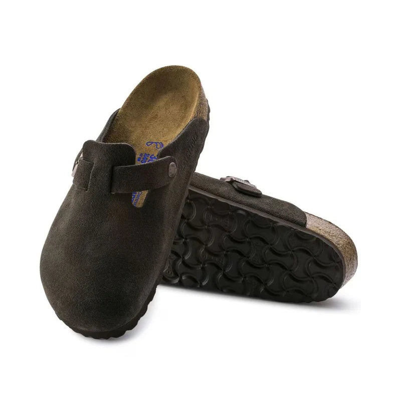Birkenstock Boston Soft Footbed Suede Leather