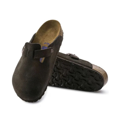 Birkenstock Boston Soft Footbed Suede Leather