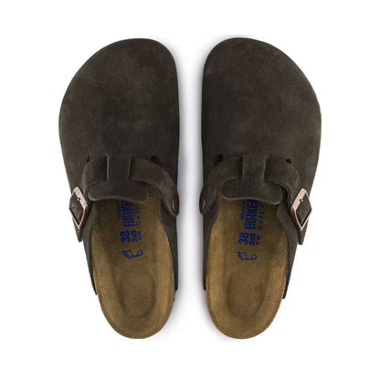 Birkenstock Boston Soft Footbed Suede Leather