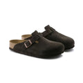 Birkenstock Boston Soft Footbed Suede Leather - Mocha