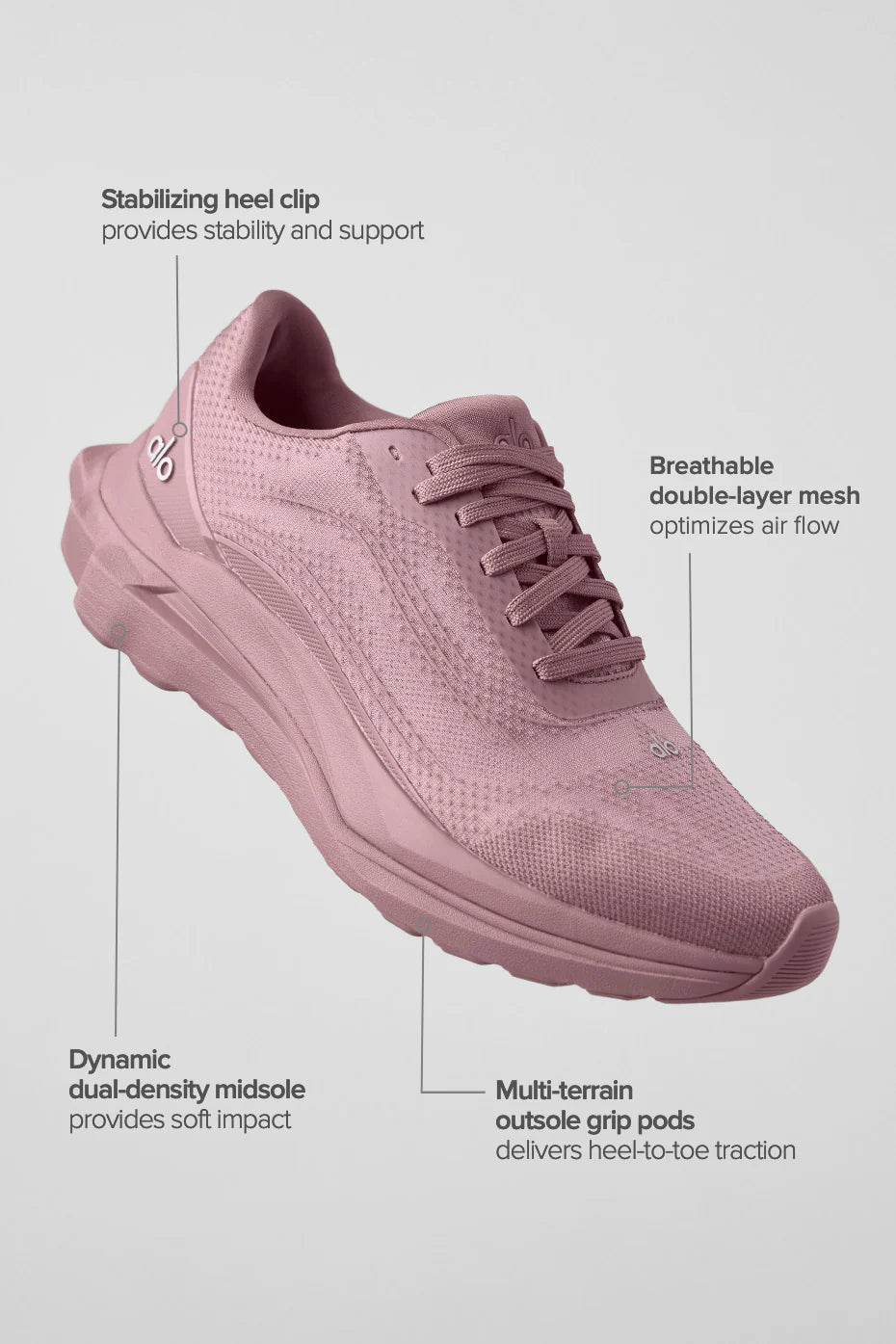 ALO Runner Trainer - Smoky Quartz