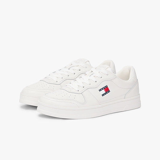 Tommy Jeans essential cupsole trainers - White