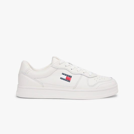 Tommy Jeans essential cupsole trainers - White