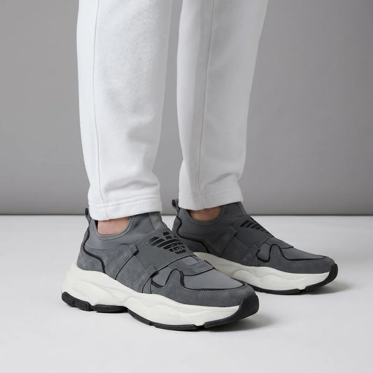 Emporio Armani Slip-On-Sneakers - Grey (Mirror Original)
