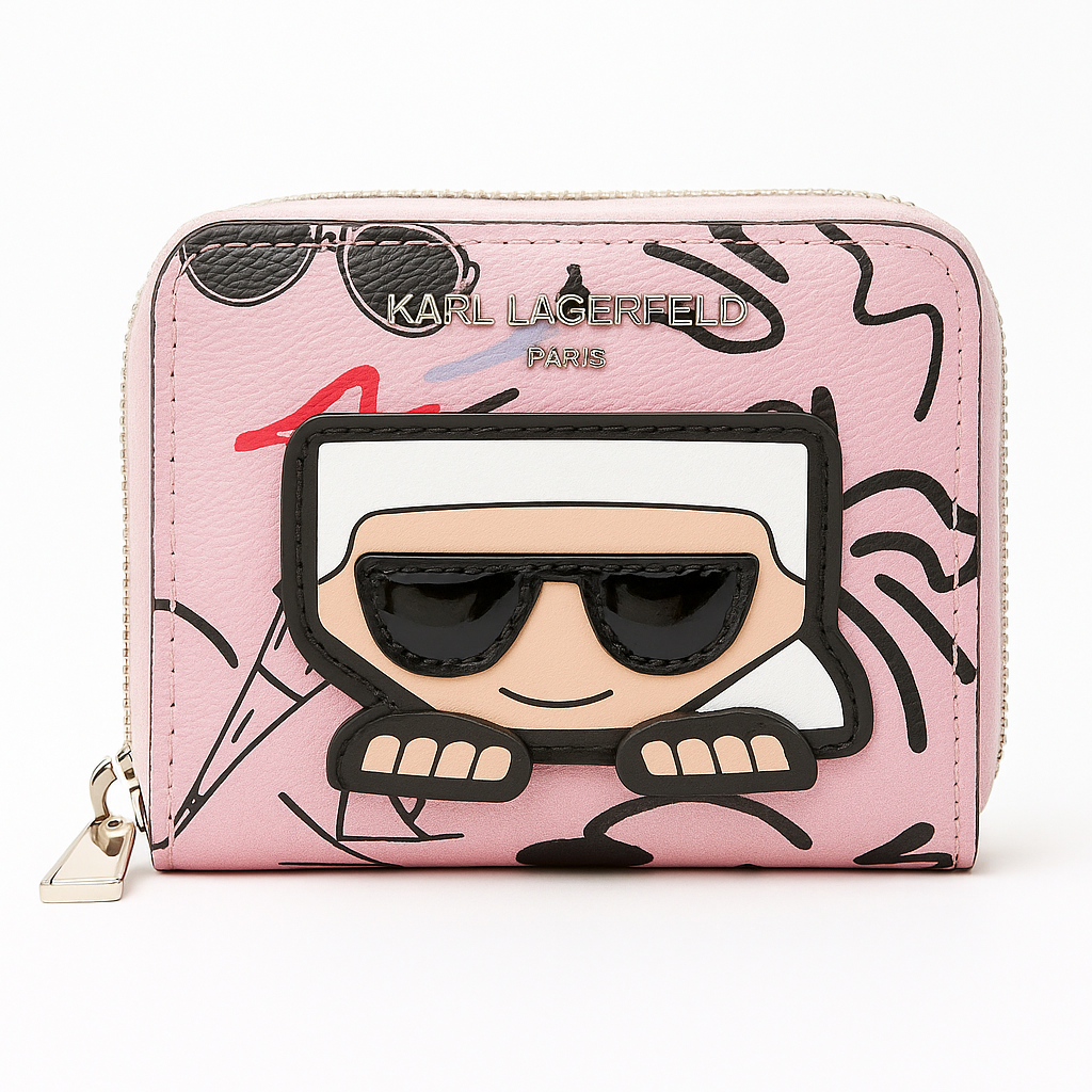 Karl Lagerfeld K/Signature Flap Wallet