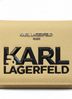 Karl Lagerfeld K/Block Logo Flap Wallet