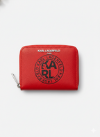 Karl Lagerfeld Circle Logo Zip Wallet