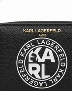 Karl Lagerfeld Circle Logo Zip Wallet
