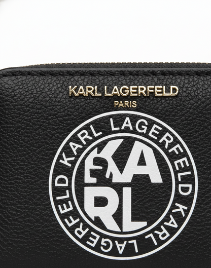 Karl Lagerfeld Circle Logo Zip Wallet