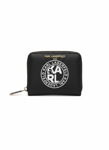 Karl Lagerfeld Circle Logo Zip Wallet