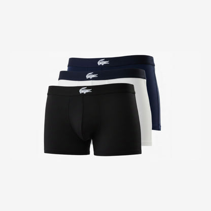 Lacoste Men's Cotton Stretch Trunks – 1 Pack of 3