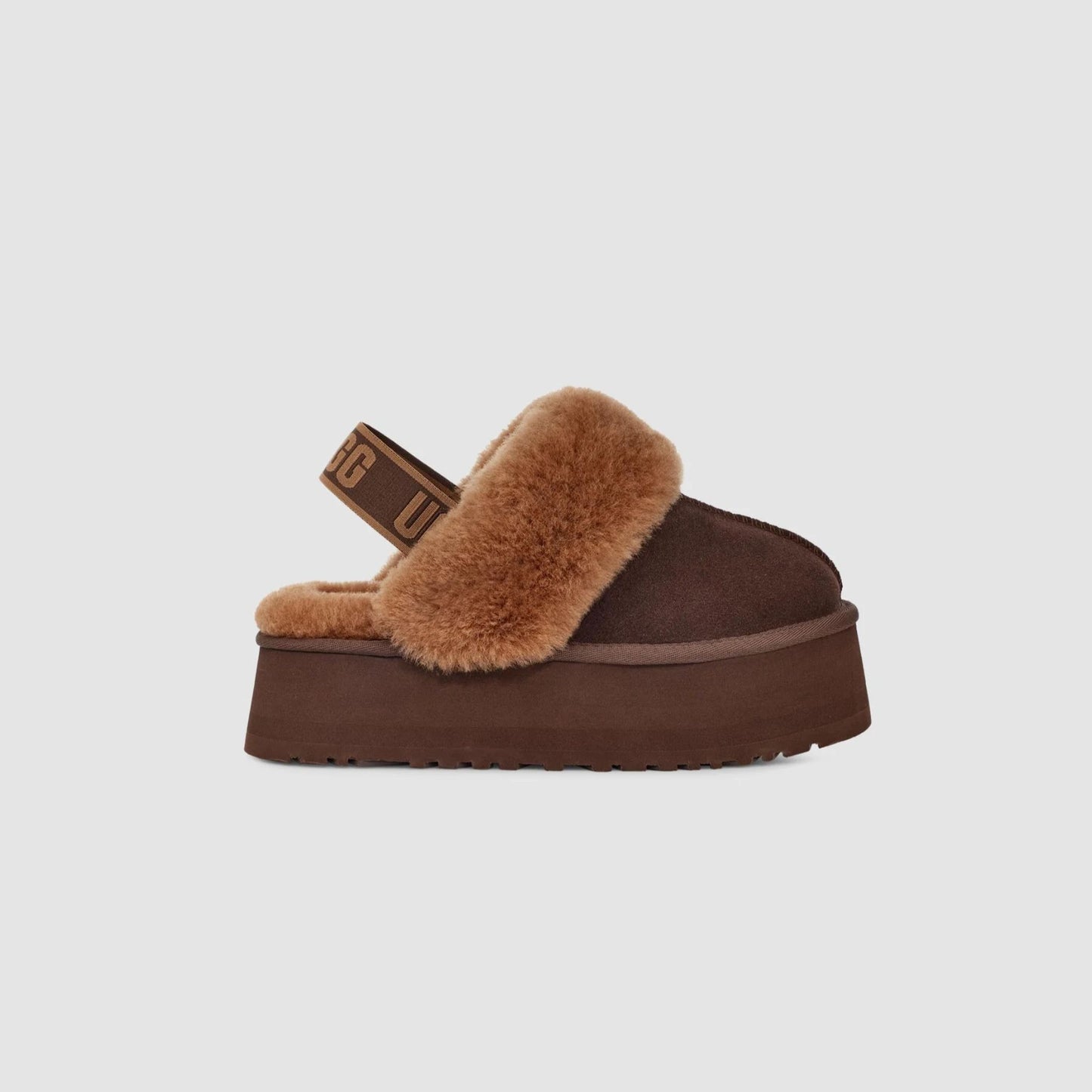 UGG Funkette platform mules - Brown
