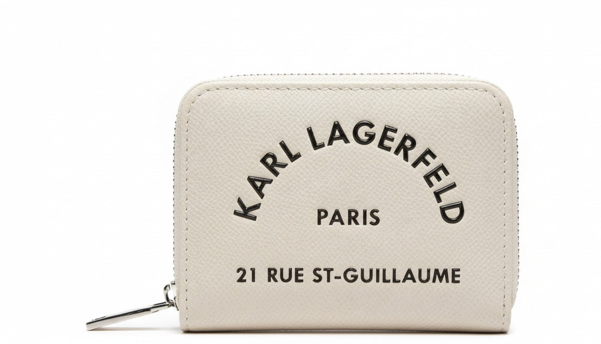 Karl Lagerfeld Paris Monogram Zip-Around Wallet