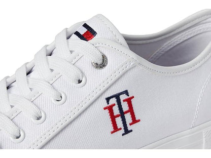 Tommy Hilfiger Women's Alezya Fabric Sneakers - White