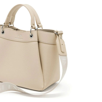 Armani Exchange Medium Top Handle Tote Bag Women - Beige
