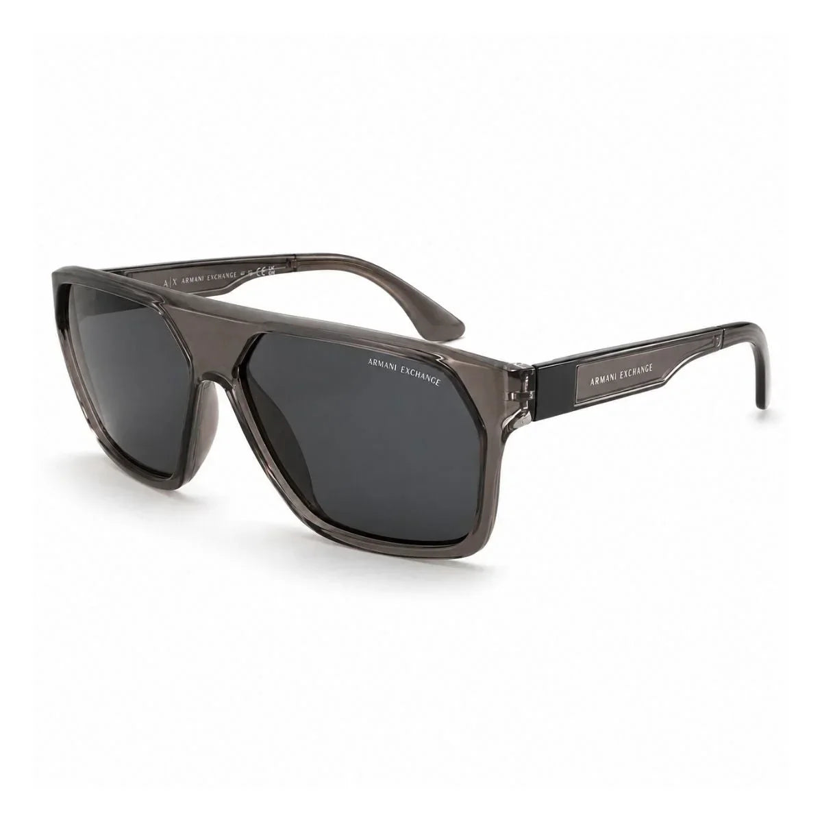 Armani Exchange Rectangula Frame Sunglasses Unisex - BLK