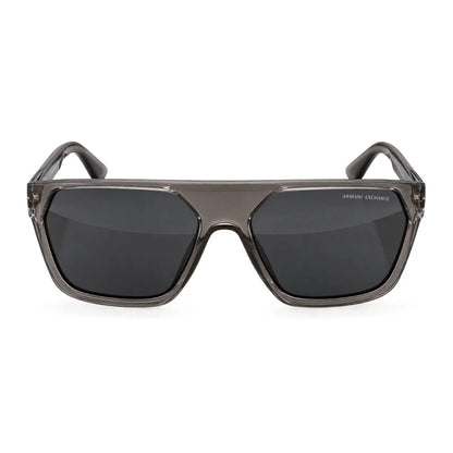 Armani Exchange Rectangula Frame Sunglasses Unisex - BLK