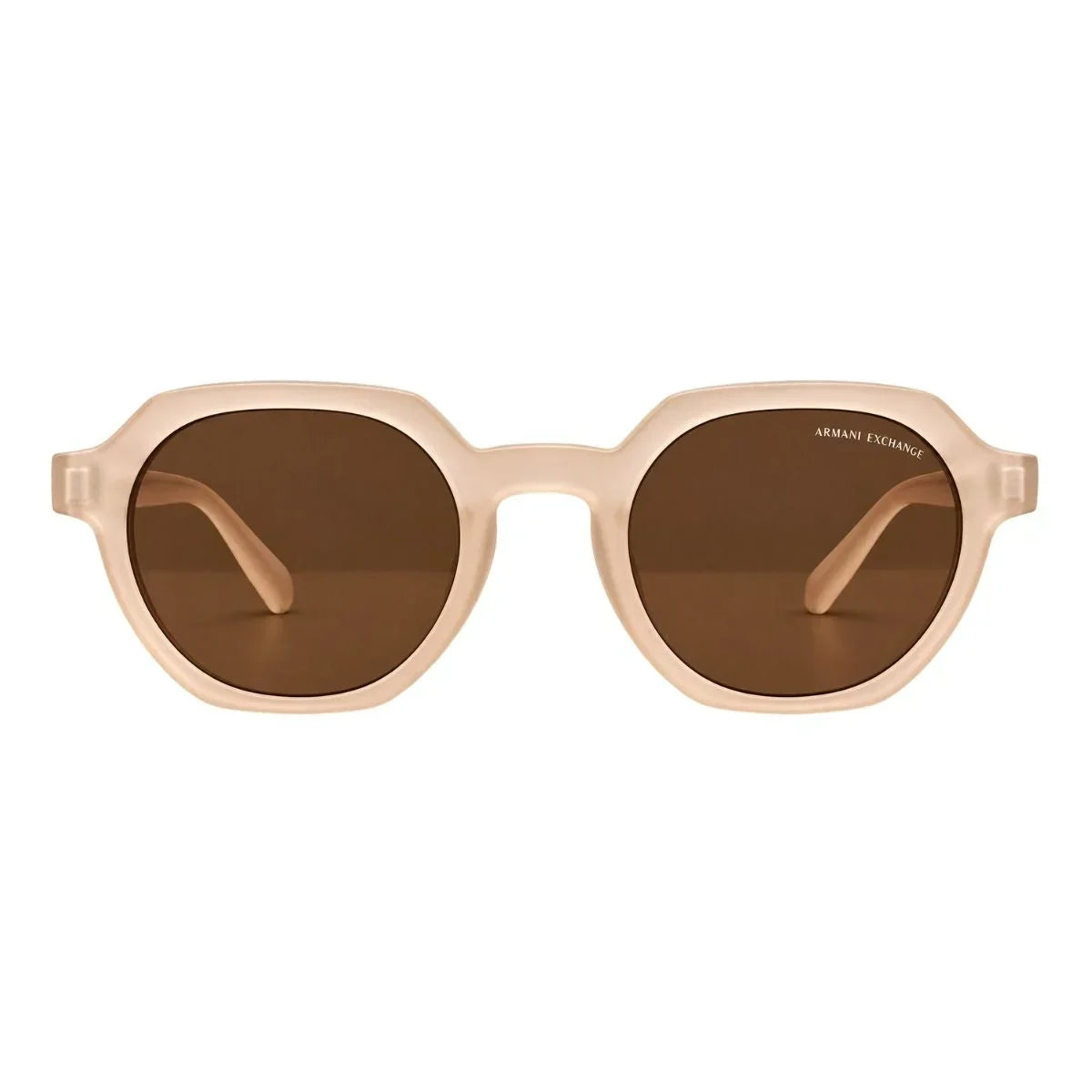 Armani Exchange Round Phantos Frame Sunglasses Women - BEG