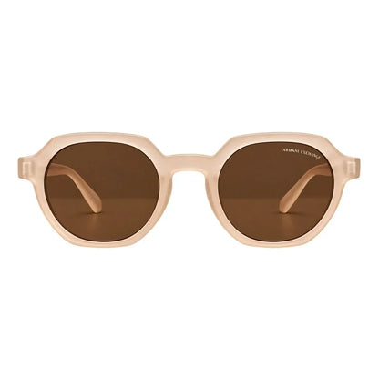 Armani Exchange Round Phantos Frame Sunglasses Women - BEG