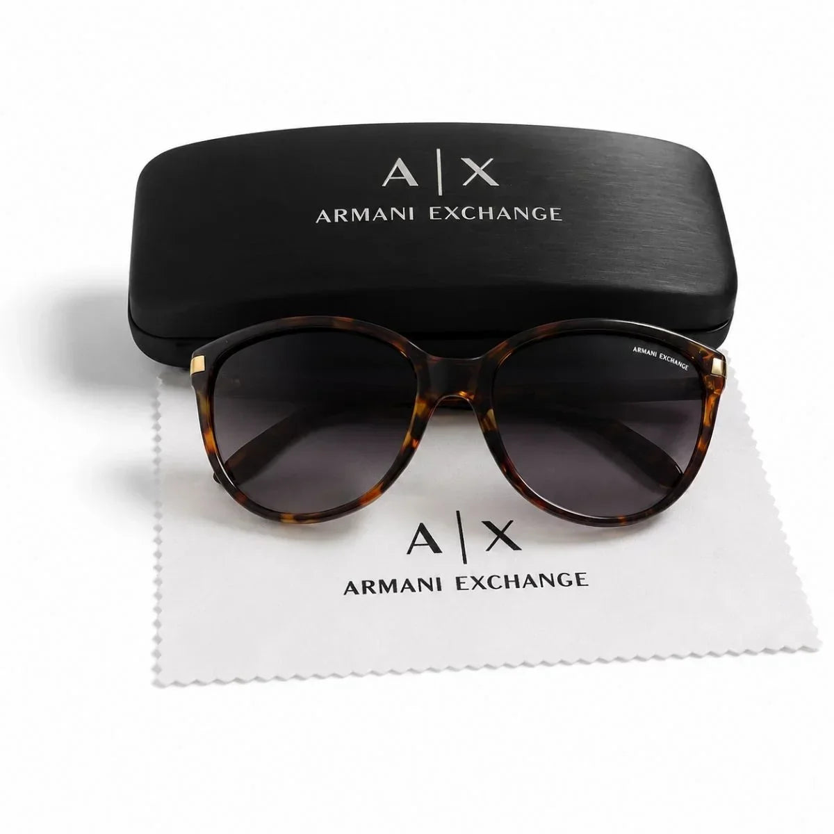 Armani Exchange Round Phantos Frame Sunglasses Women-BRN