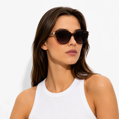 Armani Exchange Round Phantos Frame Sunglasses Women-BRN